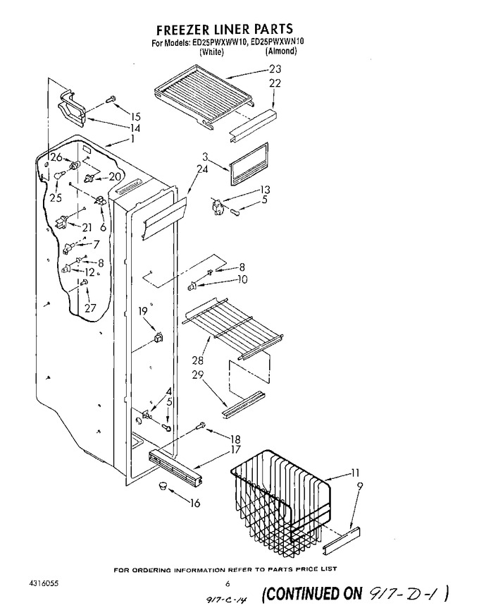 Diagram for ED25PWXWW10