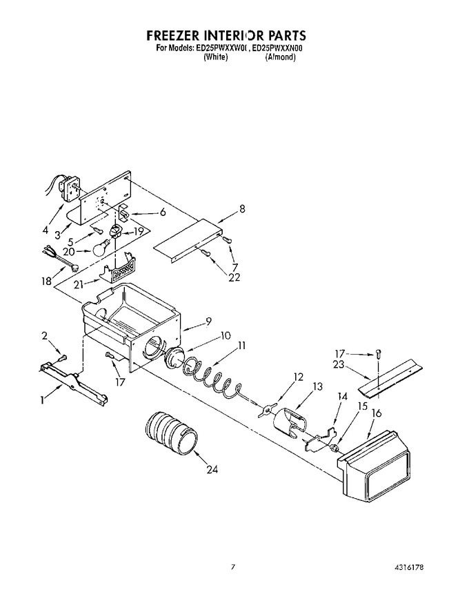 Diagram for ED25PWXXW00