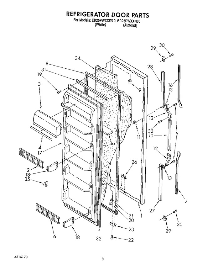 Diagram for ED25PWXXW00