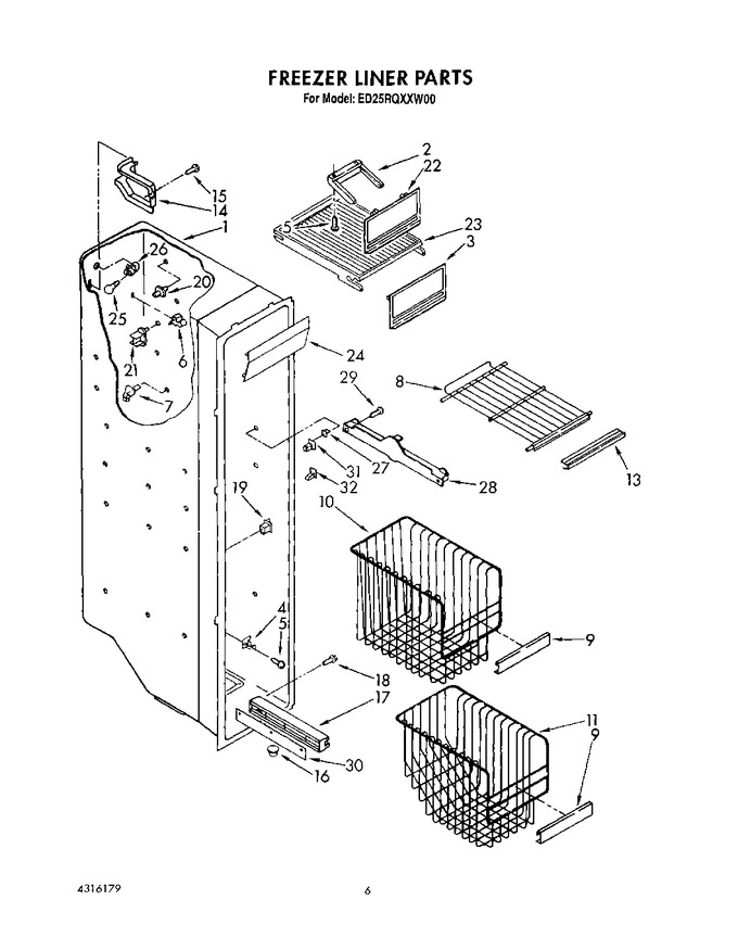 Diagram for ED25RQXXW00