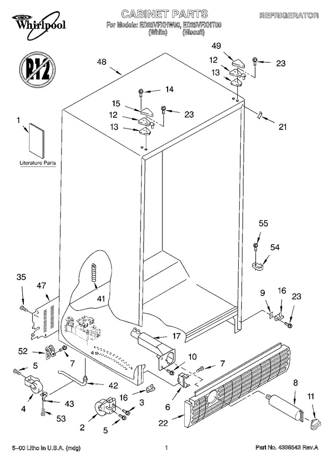 Diagram for ED25VFXHW00