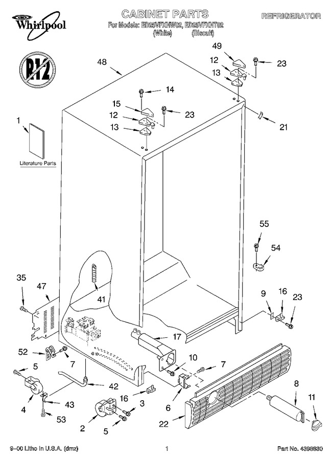 Diagram for ED25VFXHW02