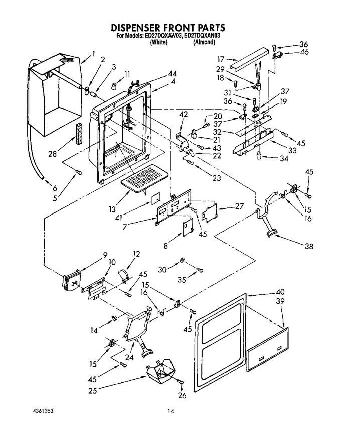 Diagram for ED27DQXAW03