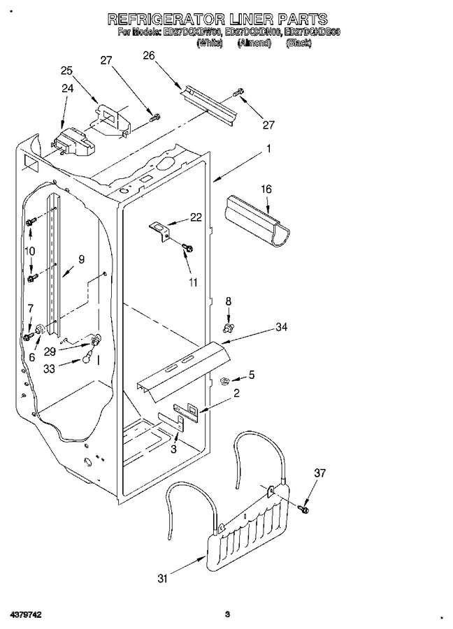 Diagram for ED27DQXDB00