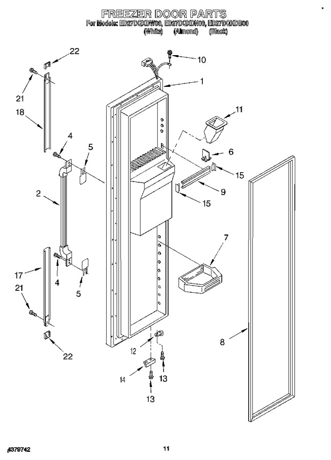 Diagram for ED27DQXDB00