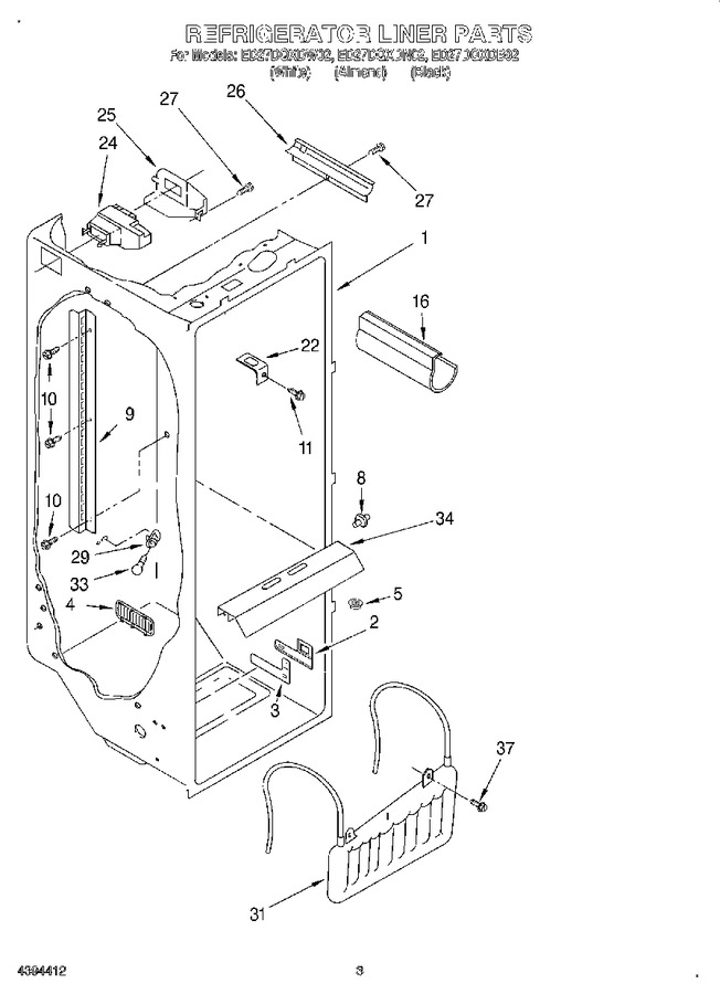 Diagram for ED27DQXDB02
