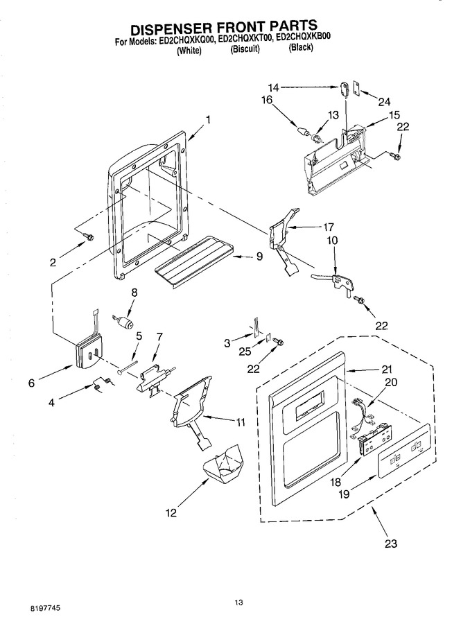 Diagram for ED2CHQXKT00