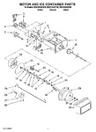 Diagram for 06 - Motor And Ice Container Parts
