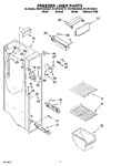 Diagram for 04 - Freezer Liner Parts