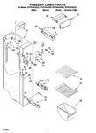 Diagram for 04 - Freezer Liner Parts