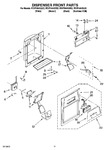 Diagram for 08 - Dispenser Front Parts