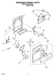 Diagram for 08 - Dispenser Front Parts