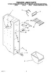 Diagram for 04 - Freezer Liner Parts