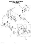 Diagram for 08 - Dispenser Front Parts