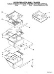 Diagram for 03 - Refrigerator Shelf Parts