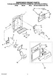 Diagram for 08 - Dispenser Front Parts
