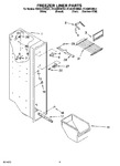 Diagram for 04 - Freezer Liner Parts