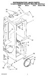 Diagram for 02 - Refrigerator Liner Parts