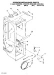 Diagram for 02 - Refrigerator Liner Parts