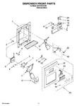 Diagram for 08 - Dispenser Front Parts