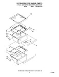 Diagram for 03 - Refrigerator Shelf Parts