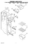 Diagram for 04 - Freezer Liner Parts