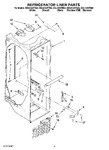 Diagram for 02 - Refrigerator Liner Parts