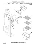 Diagram for 04 - Freezer Liner Parts