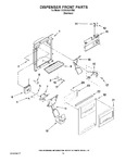 Diagram for 08 - Dispenser Front Parts