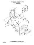 Diagram for 08 - Dispenser Front Parts