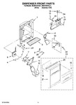 Diagram for 08 - Dispenser Front Parts