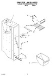 Diagram for 04 - Freezer Liner Parts