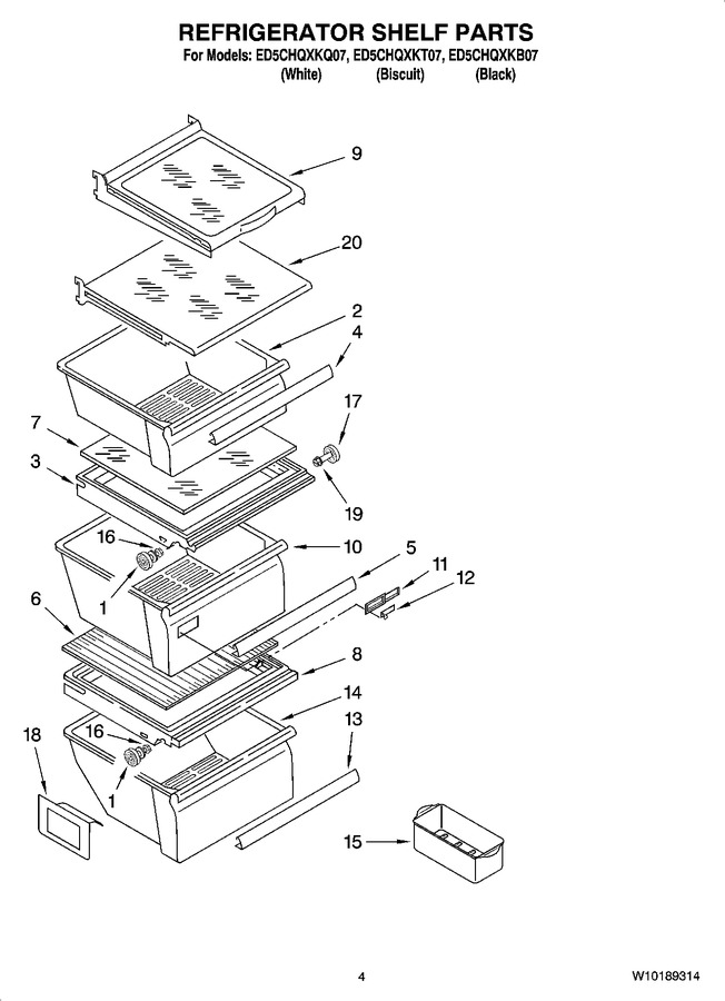 Diagram for ED5CHQXKB07