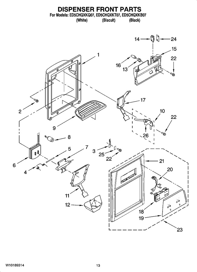 Diagram for ED5CHQXKB07