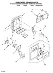Diagram for 08 - Dispenser Front Parts