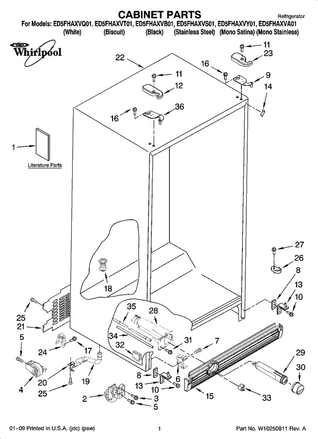 Diagram for ED5FHAXVY01