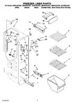 Diagram for 04 - Freezer Liner Parts