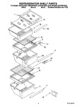 Diagram for 03 - Refrigerator Shelf Parts