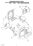 Diagram for 08 - Dispenser Front Parts