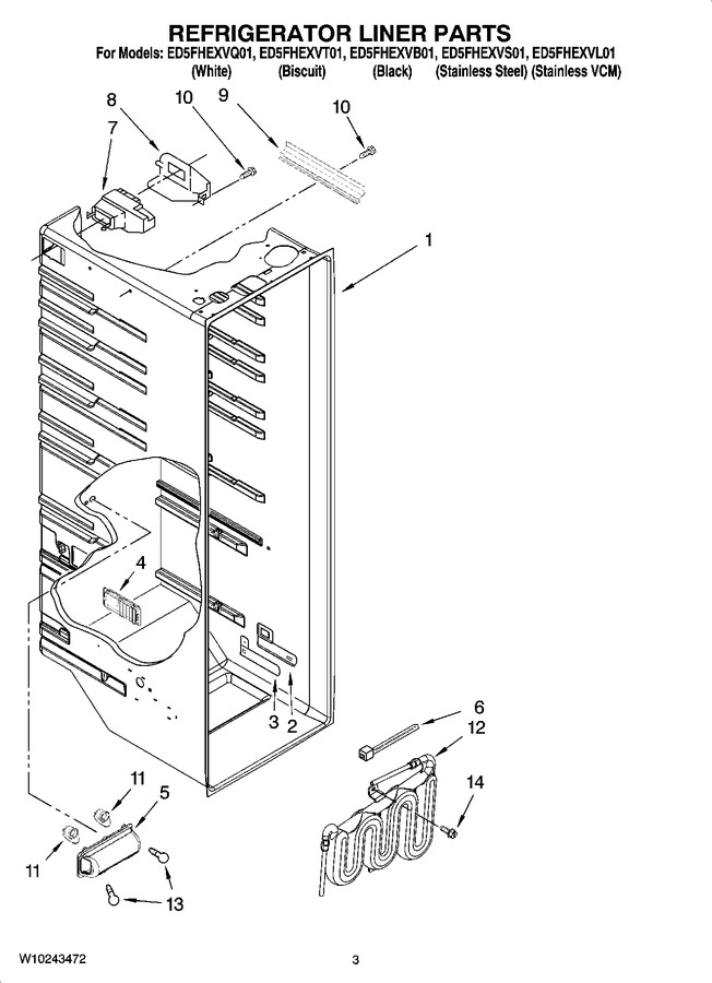 Diagram for ED5FHEXVL01