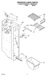 Diagram for 04 - Freezer Liner