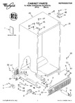 Diagram for 01 - Cabinet Parts