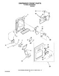 Diagram for 08 - Dispenser Front Parts