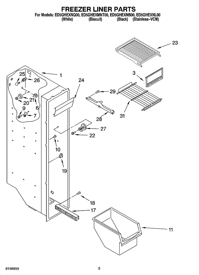 Diagram for ED5GHEXMNT00