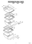 Diagram for 03 - Refrigerator Shelf Parts
