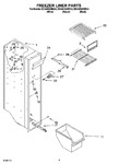 Diagram for 04 - Freezer Liner Parts
