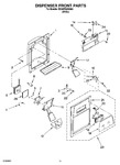 Diagram for 08 - Dispenser Front Parts