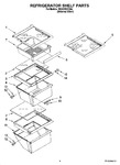 Diagram for 03 - Refrigerator Shelf Parts