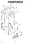 Diagram for 02 - Refrigerator Liner Parts