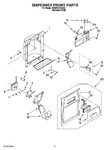Diagram for 08 - Dispenser Front Parts